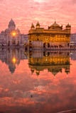 Templo dourado no por do sol, Amritsar,