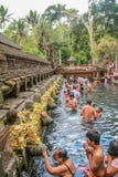 Templo sagrado del agua en Bali imagen de archivo libre de regalías Templo sagrado del agua en Bali imagen de archivo libre de regalías