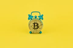 Tempo di concetto per estrazione mineraria di cryptocurrency Fotografia Stock Libera da Diritti Tempo di concetto per estrazione mineraria di cryptocurrency Fotografia Stock Libera da Diritti