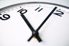 Ten o'clock. Macro shot of a clock face showing ten o'clock royalty free stock photos Ten o'clock. Macro shot of a clock face showing ten o'clock royalty free stock photos