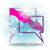 Tenersi per mano indica tutto bene ed okay royalty illustrazione gratis Tenersi per mano indica tutto bene ed okay royalty illustrazione gratis