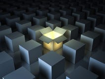 Tenez-vous de la foule, différents concepts créatifs d'idée, un rougeoyer ouvert lumineux de caisson lumineux illustration stock Tenez-vous de la foule, différents concepts créatifs d'idée, un rougeoyer ouvert lumineux de caisson lumineux illustration stock