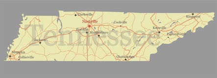 Tennessee vector State Map with Community Assistance and Activates Icons Original pastel Illustration isolated on gray background. royalty free illustration Tennessee vector State Map with Community Assistance and Activates Icons Original pastel Illustration isolated on gray background. royalty free illustration