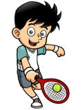 Tennisspeler royalty-vrije illustratie Tennisspeler royalty-vrije illustratie