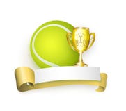 Tennistoernooien, de concurrentiebanner, affiche stock illustratie Tennistoernooien, de concurrentiebanner, affiche stock illustratie