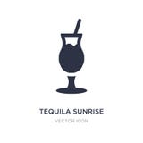 tequila sunrise icon on white background. Simple element illustration from Drinks concept stock illustration tequila sunrise icon on white background. Simple element illustration from Drinks concept stock illustration