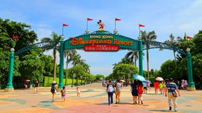 Terra de Hong Kong Disney imagens de stock royalty free Terra de Hong Kong Disney imagens de stock royalty free