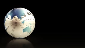 Terra stilizzata contro il nero, ciclo, metraggio di riserva illustrazione vettoriale Terra stilizzata contro il nero, ciclo, metraggio di riserva illustrazione vettoriale