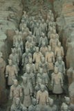 The terracotta army is a figure of ancient Chinese stock photography The terracotta army is a figure of ancient Chinese stock photography