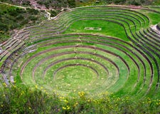 Terrazas agrícolas en Moray, Perú fotografía de archivo libre de regalías Terrazas agrícolas en Moray, Perú fotografía de archivo libre de regalías