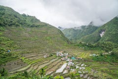 Terrazas del arroz de Batad foto de archivo libre de regalías Terrazas del arroz de Batad foto de archivo libre de regalías