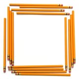 Terug naar het Frame van het Potlood van de School stock afbeeldingen Terug naar het Frame van het Potlood van de School stock afbeeldingen