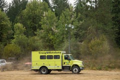 Terwilliger Fire Camp in Willamette National Forest Stock Images Terwilliger Fire Camp in Willamette National Forest Stock Images