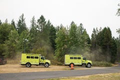 Terwilliger Fire Camp in Willamette National Forest Royalty Free Stock Photography Terwilliger Fire Camp in Willamette National Forest Royalty Free Stock Photography