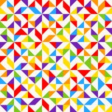 Tessere dell'arcobaleno, fondo geometrico astratto, modello senza cuciture di vettore Immagine Stock Libera da Diritti Tessere dell'arcobaleno, fondo geometrico astratto, modello senza cuciture di vettore Immagine Stock Libera da Diritti