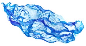 Tessuto Wave, panno d'ondeggiamento d'ondeggiamento scorrente di Flying Blue della seta fotografie stock Tessuto Wave, panno d'ondeggiamento d'ondeggiamento scorrente di Flying Blue della seta fotografie stock