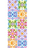 Teste padr?o do azulejo de talavera do mexicano Artigos ing?nuos bonitos da arte ilustração do vetor Teste padr?o do azulejo de talavera do mexicano Artigos ing?nuos bonitos da arte ilustração do vetor