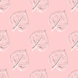 Teste padr?o sem emenda com folhas de outono Ilustra??o do vetor ilustração stock Teste padr?o sem emenda com folhas de outono Ilustra??o do vetor ilustração stock