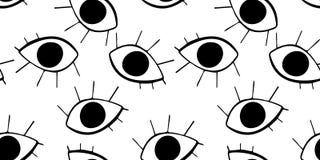 Teste padr?o sem emenda com os olhos bonitos dos desenhos animados no estilo abstrato Drawnig gr?fico preto dos globos oculares c ilustração royalty free Teste padr?o sem emenda com os olhos bonitos dos desenhos animados no estilo abstrato Drawnig gr?fico preto dos globos oculares c ilustração royalty free