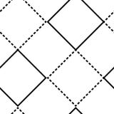 Teste padr?o sem emenda geom?trico com quadrados Linhas finas e tracejadas Ilustra??o do vetor ilustração stock Teste padr?o sem emenda geom?trico com quadrados Linhas finas e tracejadas Ilustra??o do vetor ilustração stock