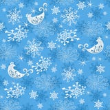 Teste padrão azul delicado do Natal do sumário ilustração stock Teste padrão azul delicado do Natal do sumário ilustração stock