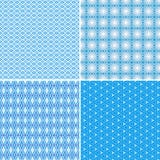 Teste padrão azul sem emenda ilustração stock Teste padrão azul sem emenda ilustração stock
