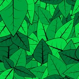 Teste padrão da folha sem emenda ilustração do vetor Teste padrão da folha sem emenda ilustração do vetor