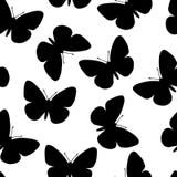 Teste padrão de borboleta sem emenda ilustração royalty free Teste padrão de borboleta sem emenda ilustração royalty free