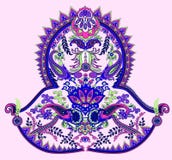 Teste padrão de Paisley ilustração do vetor Teste padrão de Paisley ilustração do vetor