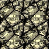 Teste padrão preto e amarelo sem emenda abstrato do fundo o mais stonest da água com ondas e reflexões da luz ilustração do vetor Teste padrão preto e amarelo sem emenda abstrato do fundo o mais stonest da água com ondas e reflexões da luz ilustração do vetor