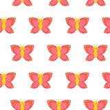 Teste padrão sem emenda com borboletas Aperfeiçoe para o papel de parede, o papel do presente, as suficiências de teste padrão, o ilustração royalty free Teste padrão sem emenda com borboletas Aperfeiçoe para o papel de parede, o papel do presente, as suficiências de teste padrão, o ilustração royalty free
