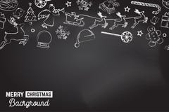 Teste padrão sem emenda com ícones do xmas Fundo do Feliz Natal Ilustração do vetor ilustração stock Teste padrão sem emenda com ícones do xmas Fundo do Feliz Natal Ilustração do vetor ilustração stock