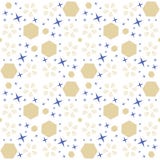 Teste padrão sem emenda cósmico do sumário com elementos do azul e do ouro ilustração do vetor Teste padrão sem emenda cósmico do sumário com elementos do azul e do ouro ilustração do vetor