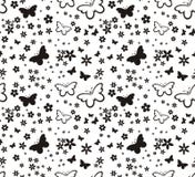 Teste padrão sem emenda das borboletas ilustração stock Teste padrão sem emenda das borboletas ilustração stock