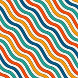 Teste padrão sem emenda das listras onduladas diagonais brilhantes das cores Linhas repetidas vívidas papel de parede com motivo Fotografia de Stock Teste padrão sem emenda das listras onduladas diagonais brilhantes das cores Linhas repetidas vívidas papel de parede com motivo Fotografia de Stock