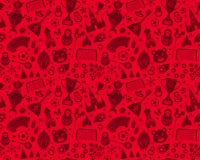 Teste padrão sem emenda do fundo do campeonato 2018 do futebol do futebol do campeonato do mundo do russo ilustração royalty free Teste padrão sem emenda do fundo do campeonato 2018 do futebol do futebol do campeonato do mundo do russo ilustração royalty free