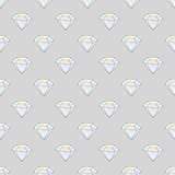 Teste padrão sem emenda do moderno da forma com diamantes Telhas do projeto dos cristais de rocha ilustração do vetor Teste padrão sem emenda do moderno da forma com diamantes Telhas do projeto dos cristais de rocha ilustração do vetor