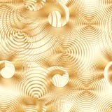 Teste padrão sem emenda do ouro de intervalo mínimo do redemoinho do círculo ilustração stock Teste padrão sem emenda do ouro de intervalo mínimo do redemoinho do círculo ilustração stock