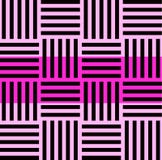Teste padrão sem emenda listrado com linha horizontal e vertical Projeto de gráficos preto e cor-de-rosa da forma Molde para ilustração royalty free Teste padrão sem emenda listrado com linha horizontal e vertical Projeto de gráficos preto e cor-de-rosa da forma Molde para ilustração royalty free