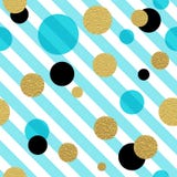 Teste padrão sem emenda pontilhado clássico do brilho do ouro ilustração stock Teste padrão sem emenda pontilhado clássico do brilho do ouro ilustração stock