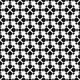 Teste padrão sem emenda preto e branco ilustração stock Teste padrão sem emenda preto e branco ilustração stock