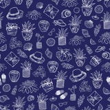 Teste padrão tropical da repetição dos termas da estância de verão do azul de índigo do vetor com muitos elementos Apropriado par ilustração do vetor Teste padrão tropical da repetição dos termas da estância de verão do azul de índigo do vetor com muitos elementos Apropriado par ilustração do vetor