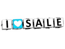 testo del blocchetto delle parole incrociate di vendita di amore di 3D I royalty illustrazione gratis testo del blocchetto delle parole incrociate di vendita di amore di 3D I royalty illustrazione gratis
