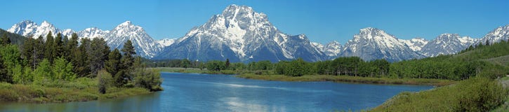 teton панорамы стоковое изображение teton панорамы стоковое изображение
