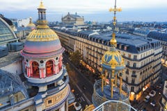 Tetto di Parigi fotografia stock Tetto di Parigi fotografia stock