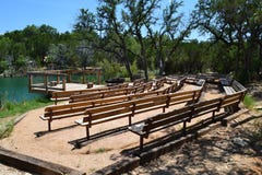 Texas Lake-amfitheater royalty-vrije stock fotografie Texas Lake-amfitheater royalty-vrije stock fotografie