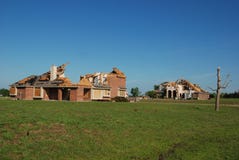 Texas-Tornado - zerstörte Häuser Texas-Tornado - zerstörte Häuser