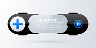 Text background in hi-tech style