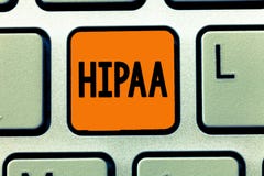 Texto de la escritura que escribe Hipaa Las siglas del significado del concepto representan responsabilidad de la movilidad del s fotografía de archivo Texto de la escritura que escribe Hipaa Las siglas del significado del concepto representan responsabilidad de la movilidad del s fotografía de archivo