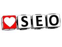 texto de SEO Button Click Here Block do amor 3D ilustração royalty free texto de SEO Button Click Here Block do amor 3D ilustração royalty free